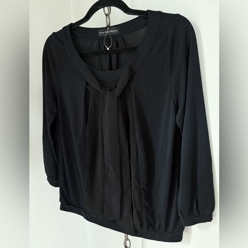 Japan Blouse with Tie Detail by Green Label Relaxing